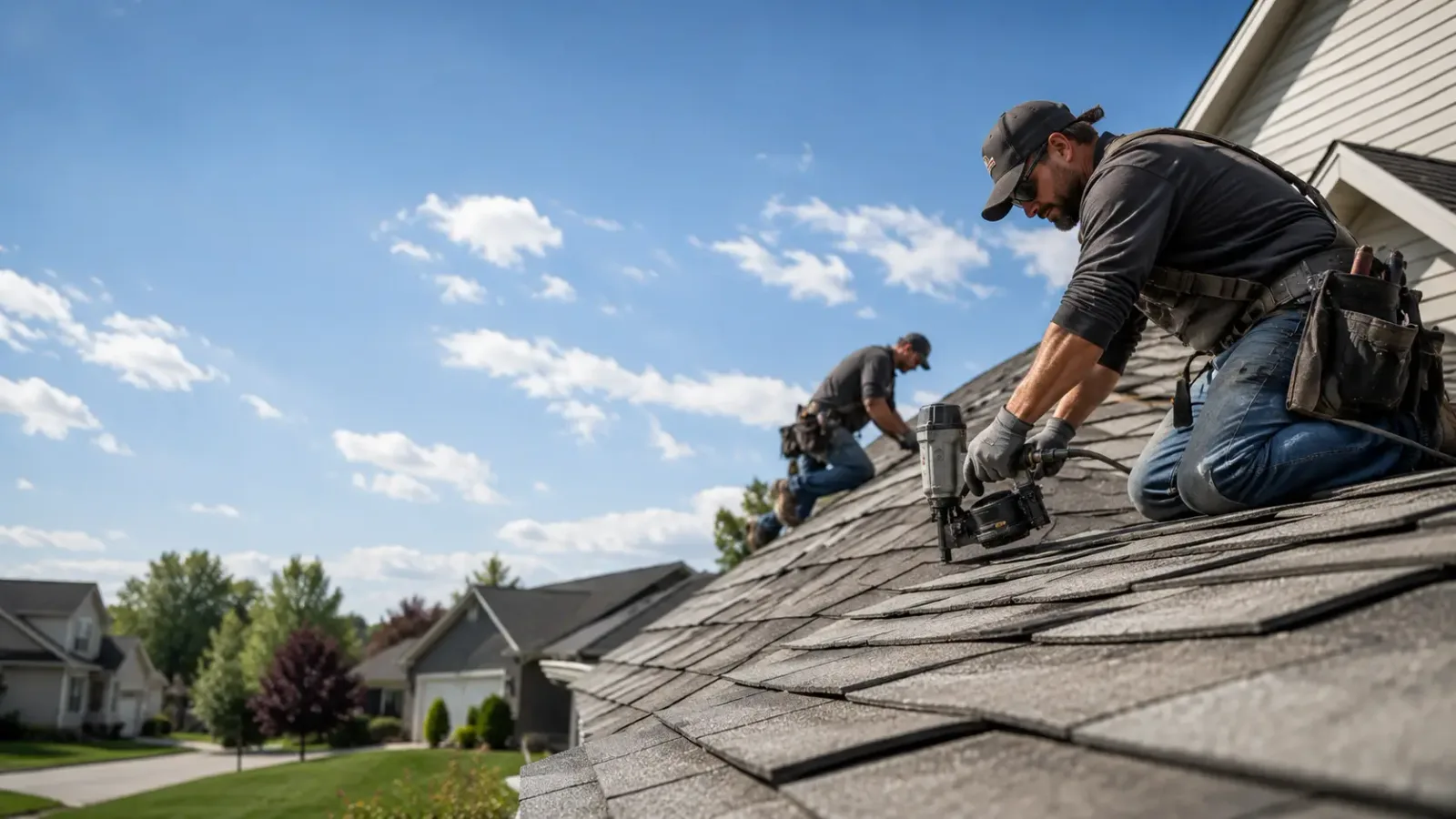 Storm Damage Roof Repair in Sandstone, MN near me